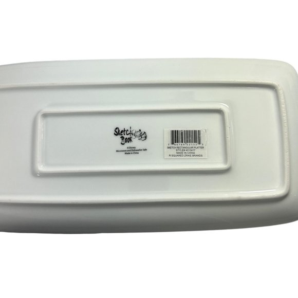 Sketchbook Disney Mickey Minnie Mouse Serving Tray Goofy Pluto Donald Duck 13.5" - Picture 2 of 9